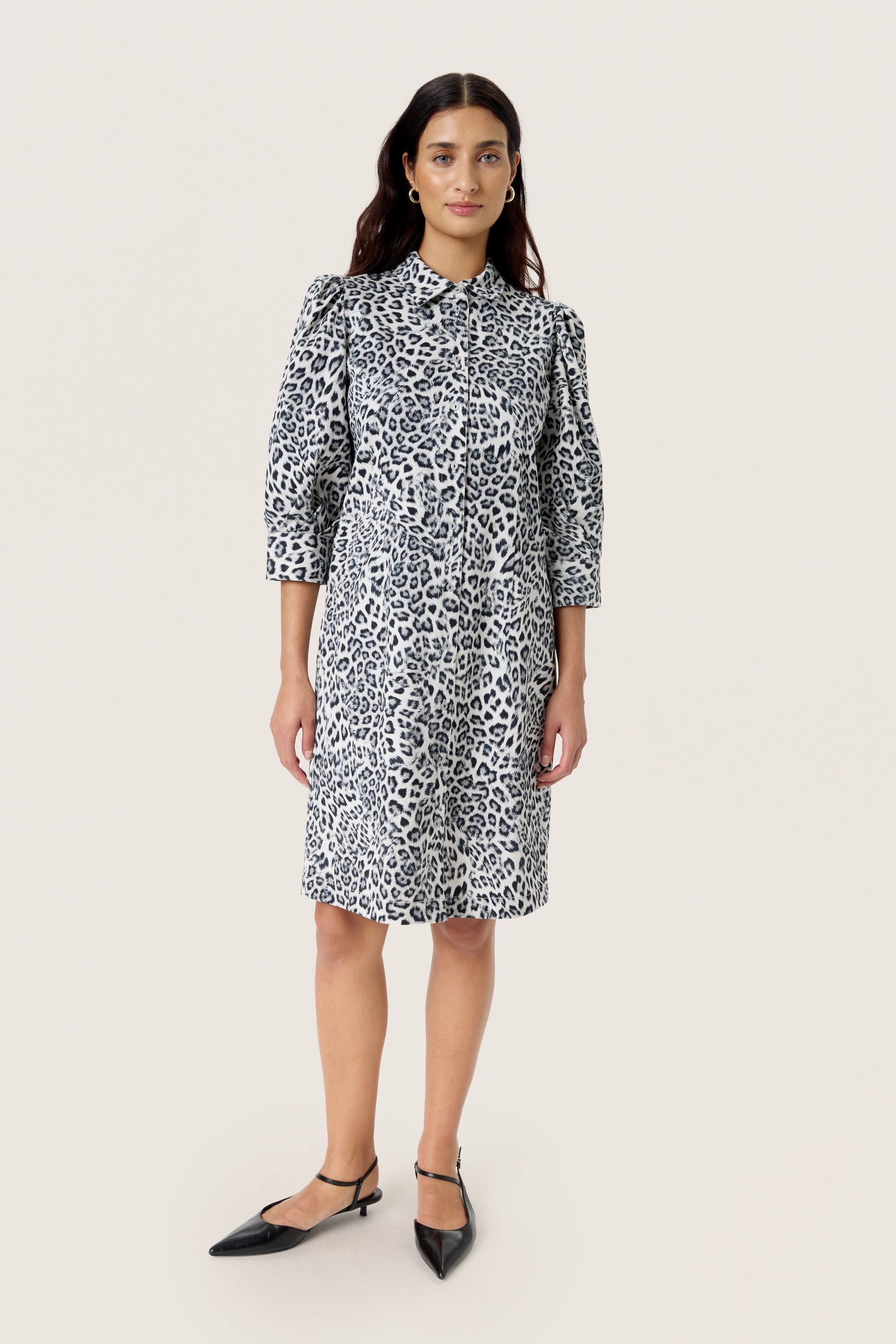 Kleid SLSandja Gerade Passform animal