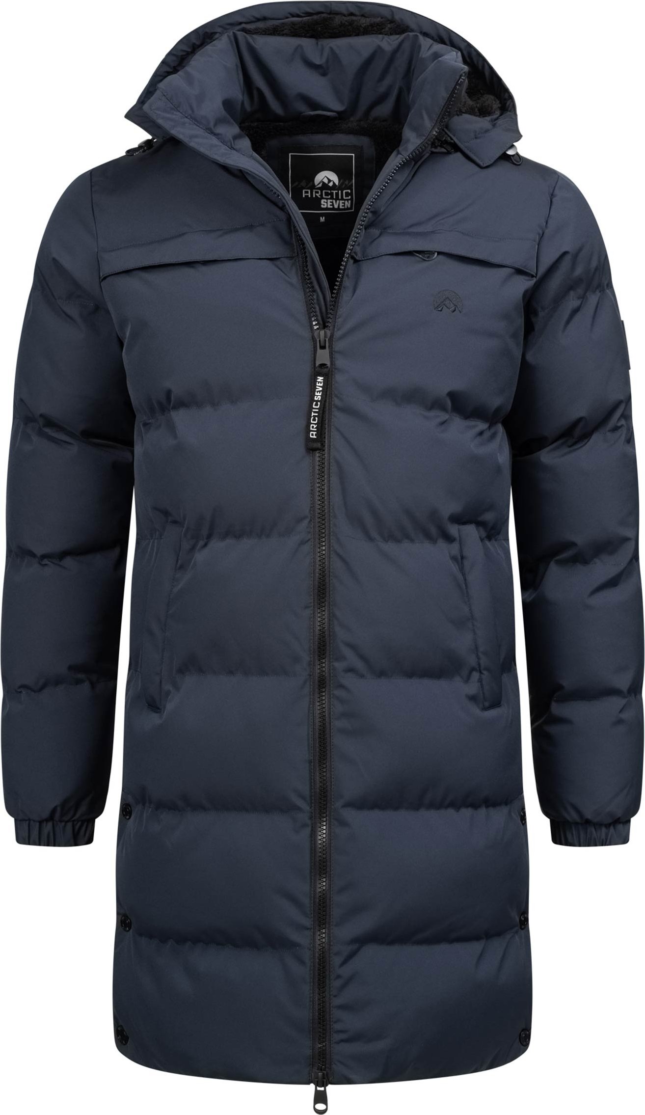 Thumbnail - Arctic Seven Herren Winter Parka gesteppt Navy
