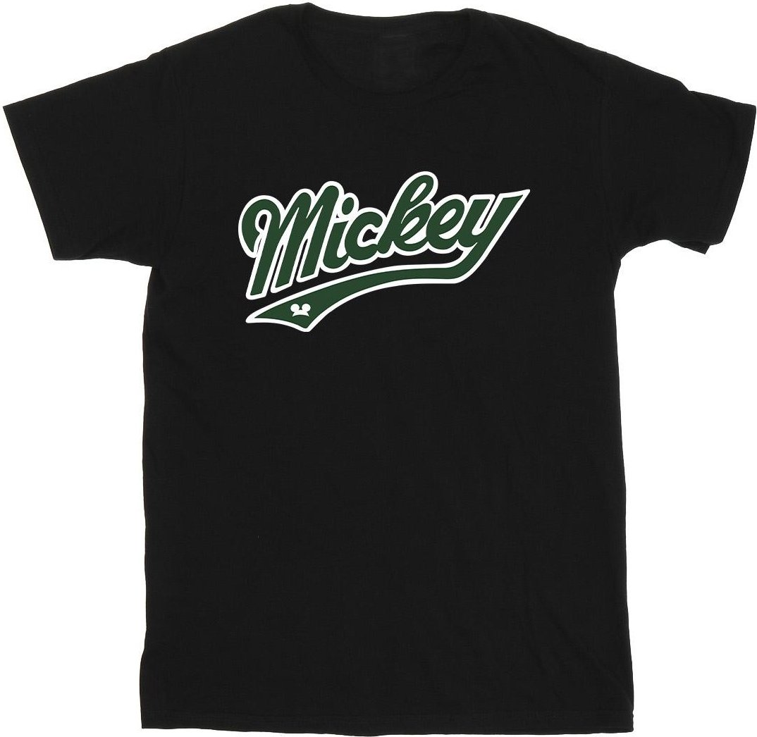 Disney - "Mickey Mouse Bold" T-Shirt für Mädchen (Schwarz)