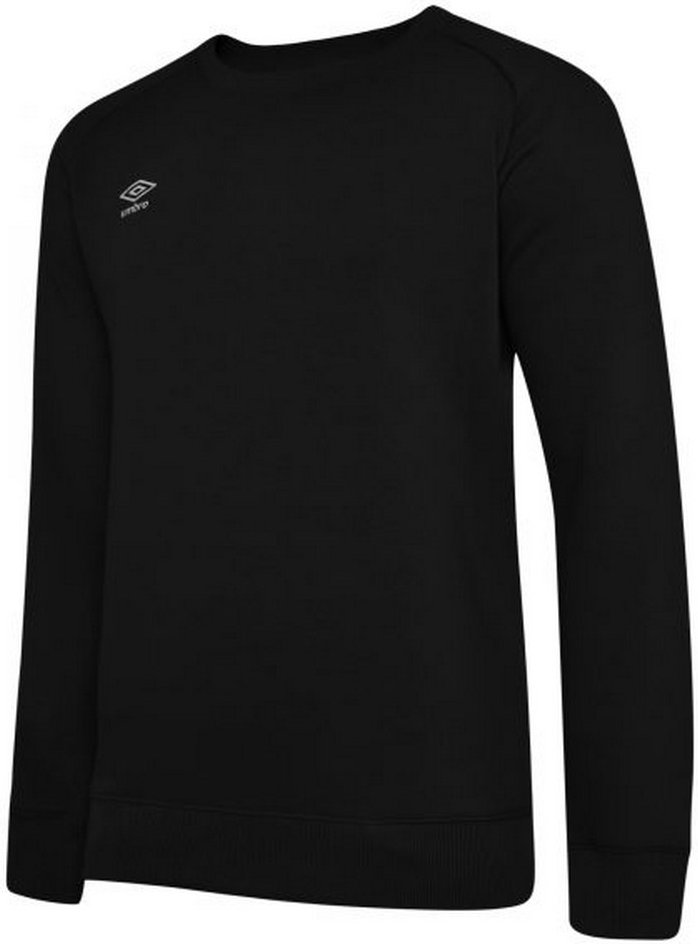 Thumbnail - Umbro Herren Club Freizeit Sweatshirt (Schwarz/Weiß)