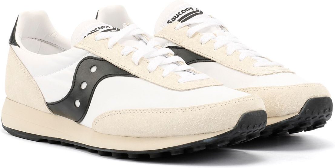 Saucony Trainer 80 Wildleder Weiße Turnschuhe