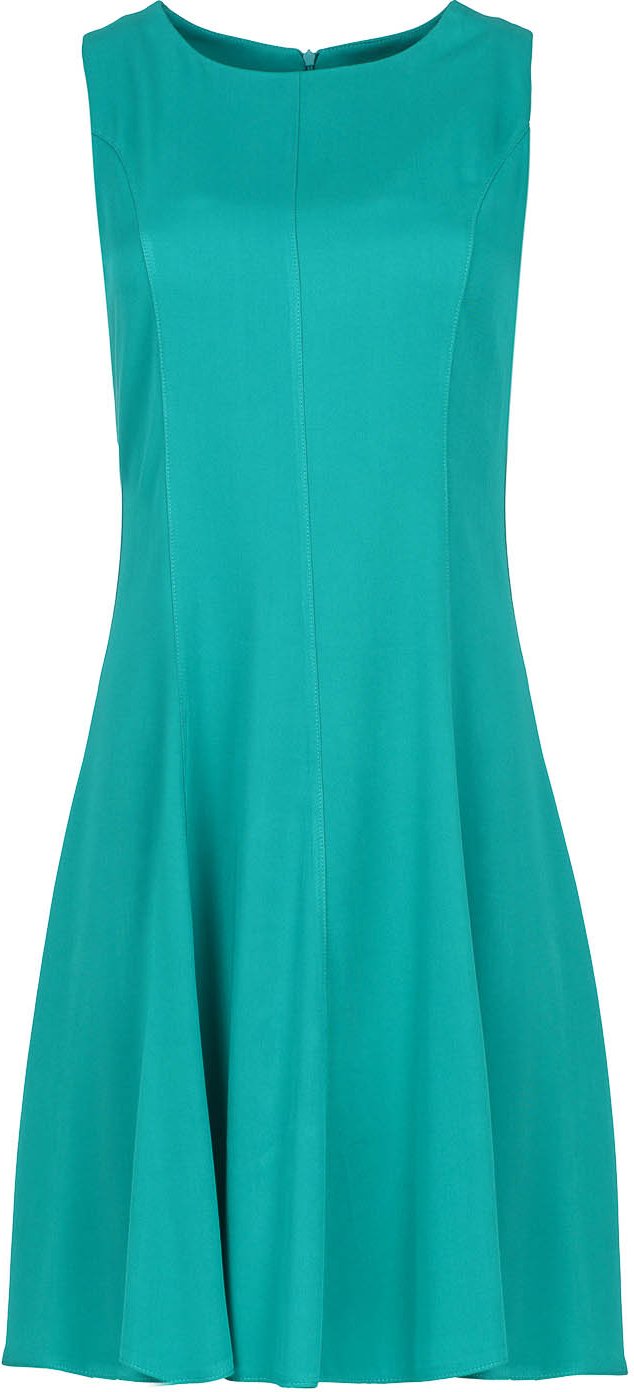 Cloche-Kleid in grüner Farbe