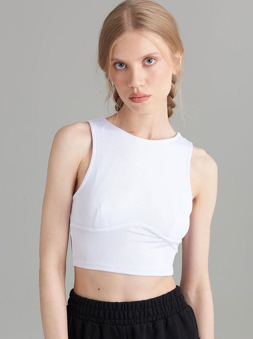 Detailliertes Camisole Crop Athlete