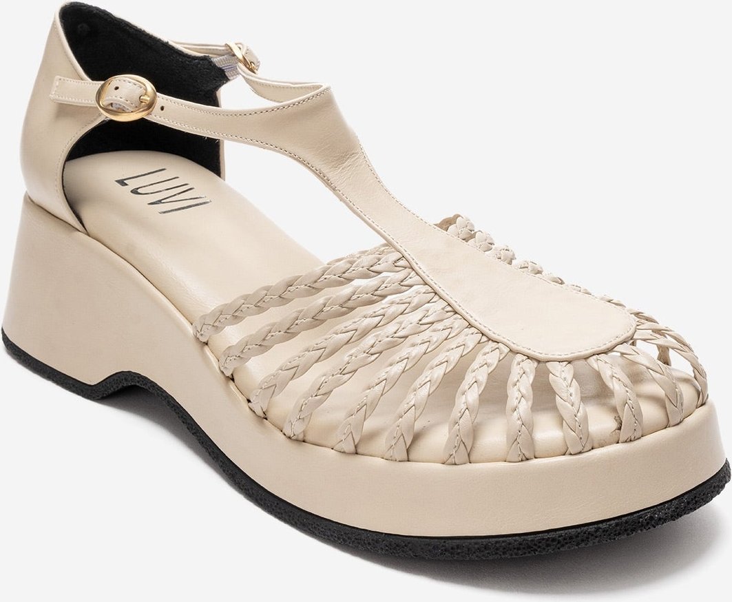 Barry Geflochten Keilabsatz Sandale