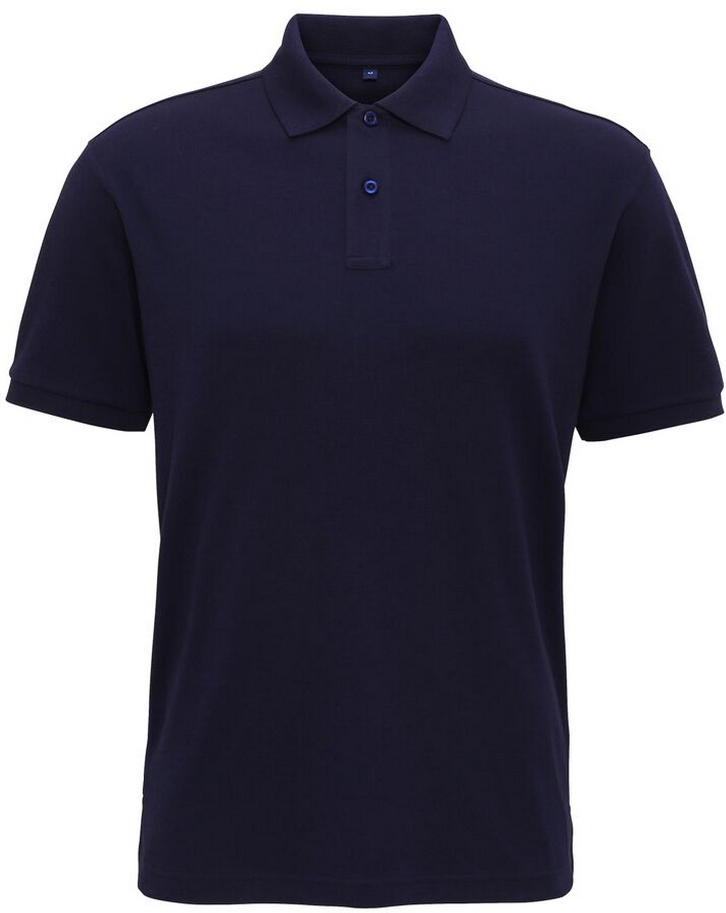 Asquith & Fox Herren-Super-Glattstrick-Poloshirt (Marine)