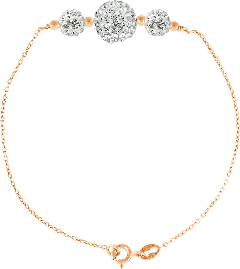 DIADEMA - Armband Trilogie - Pinky Gold - Love Jewelry Kollektion