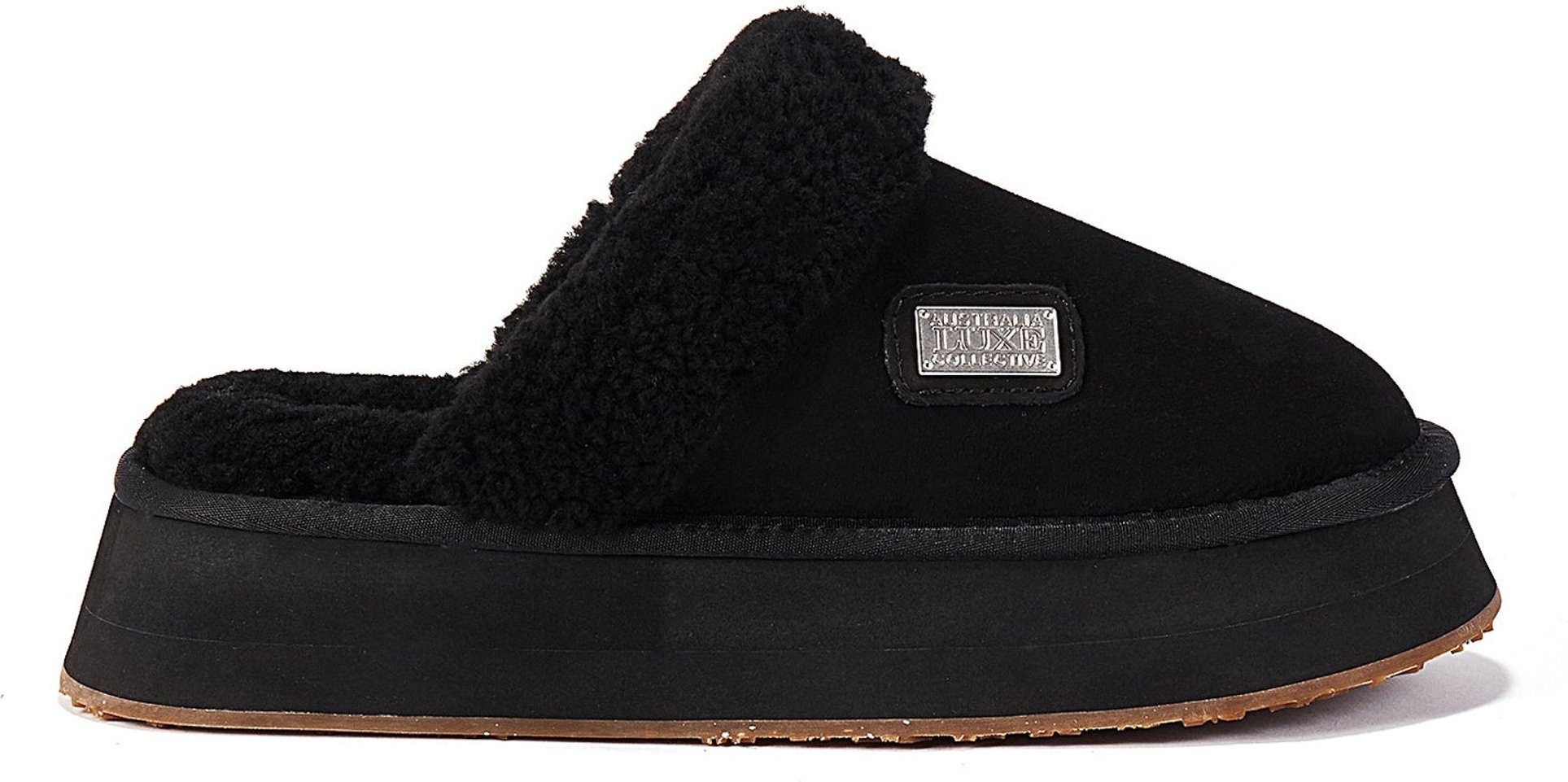 Pantolette aus Platfoam in Schwarz