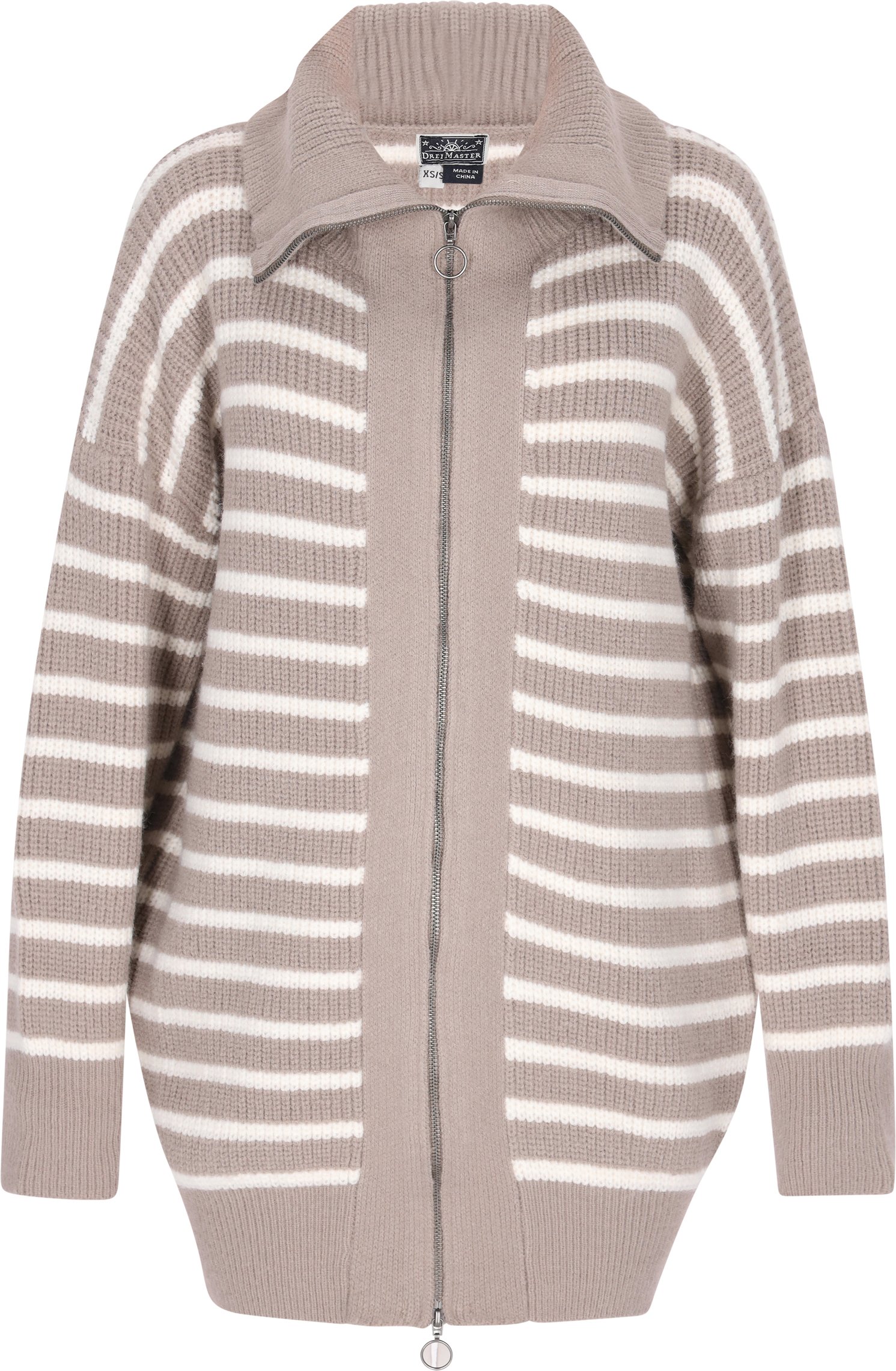 Thumbnail - Dreimaster Cardigan Damen Sand Wollweiss