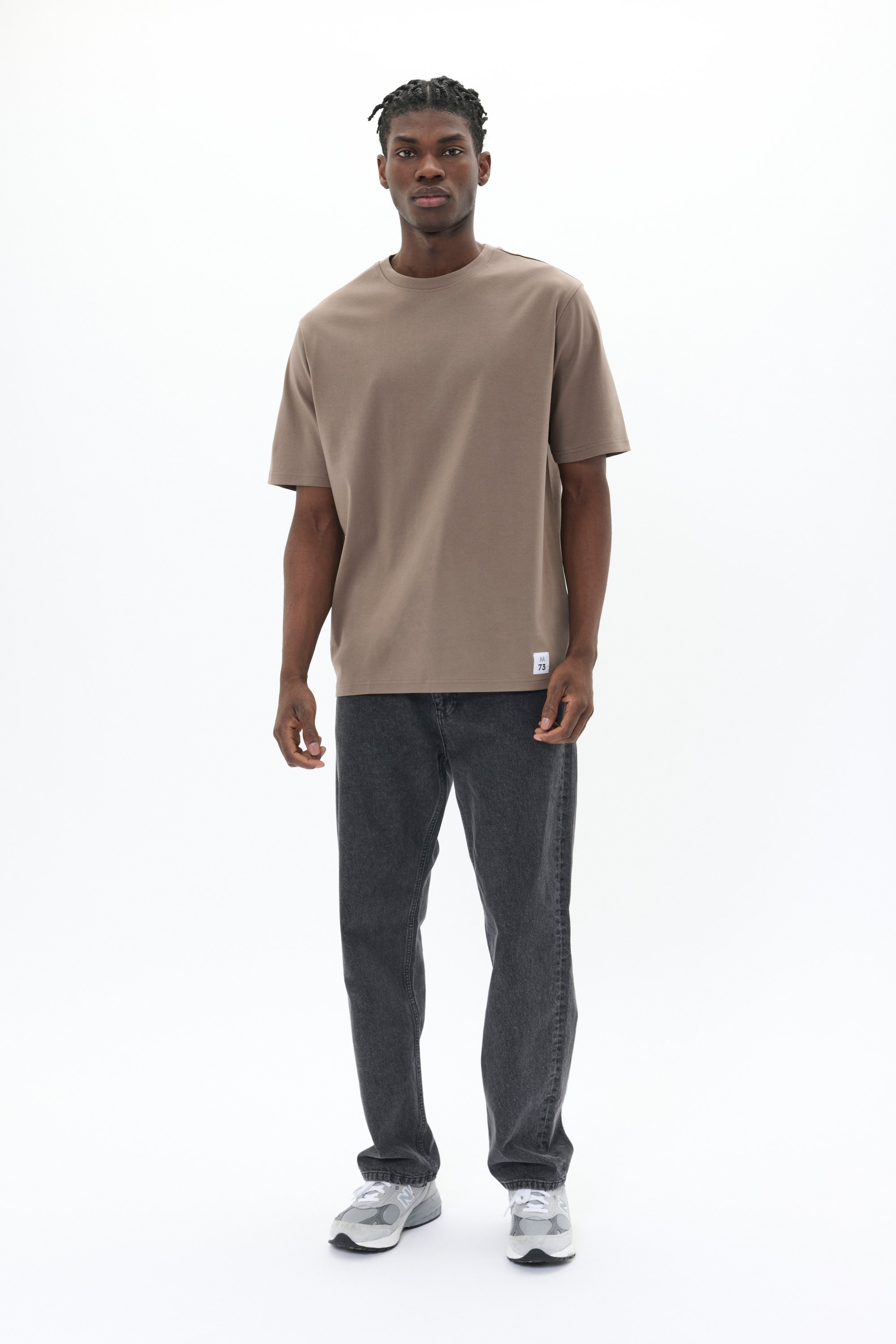 T-shirt Relaxed fit brown