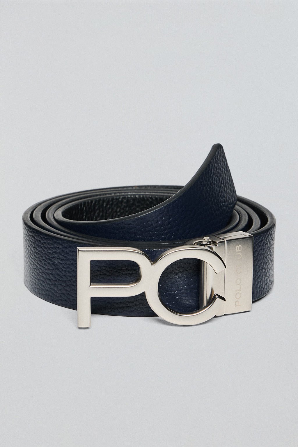 Wendegürtel Bennet marineblau und schwarz mit PC-Schnalle