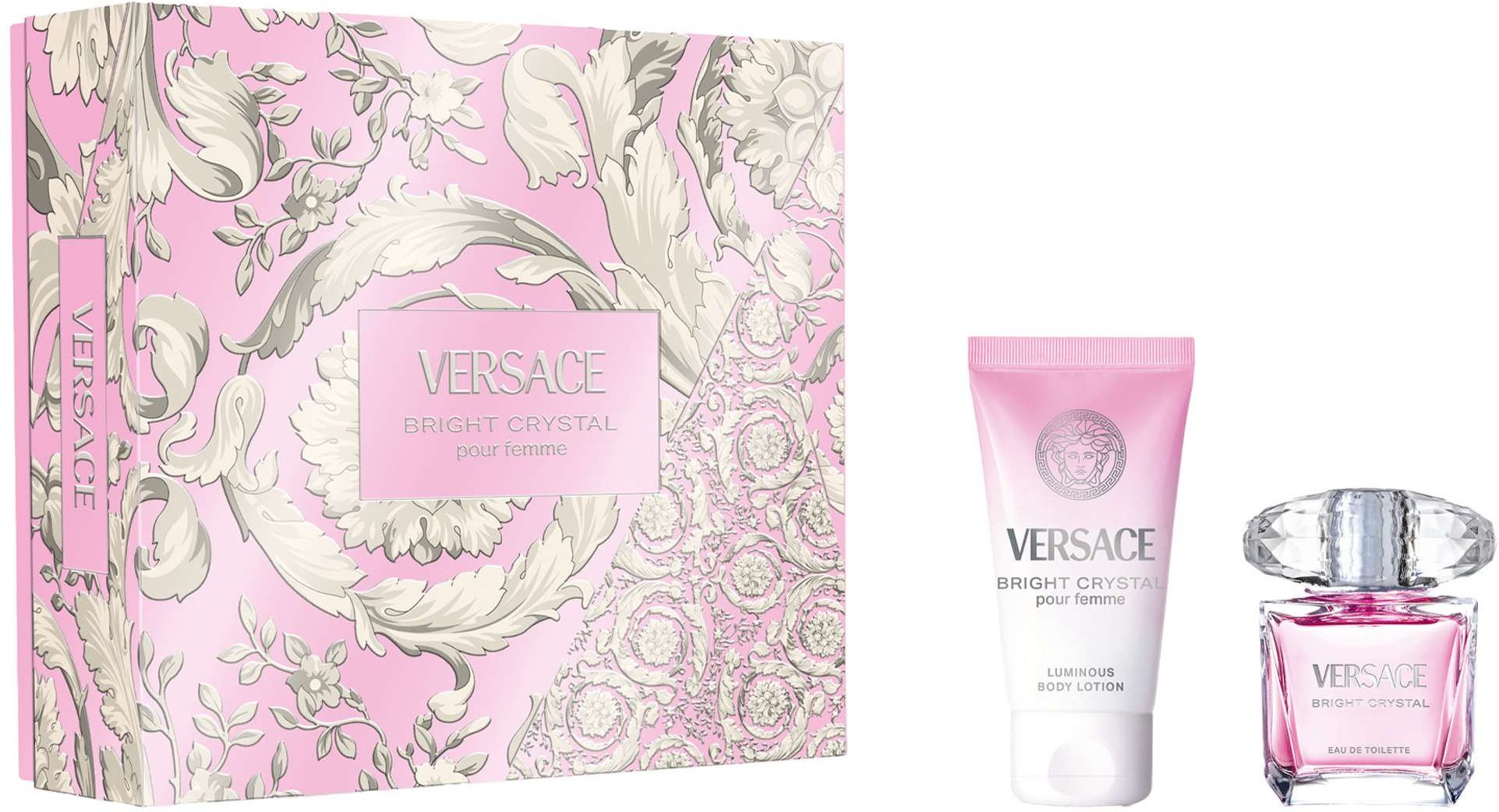 Versace Bright Crystal Eau de Toilette 30ml & Körperlotion 50ml Geschenkset