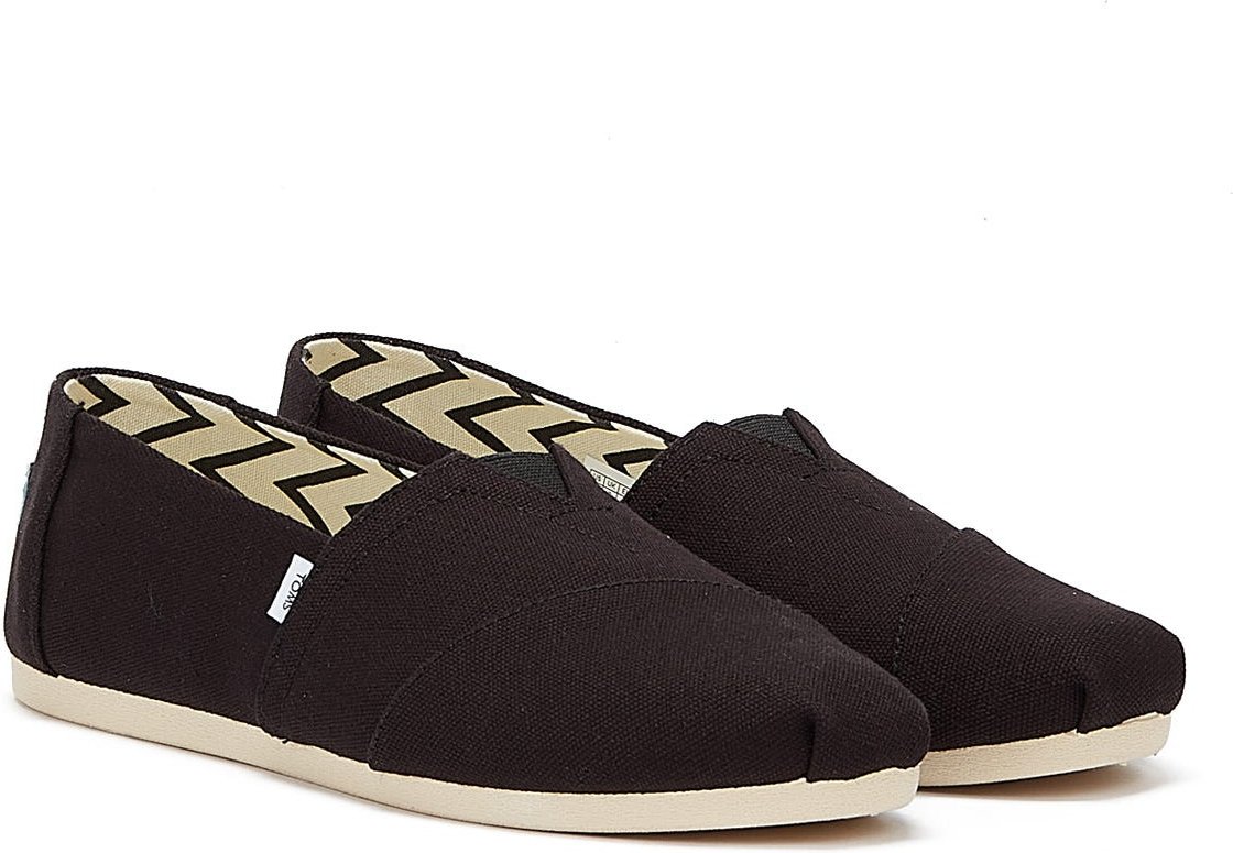 Kaufen Sie Toms Alpargata Baumwolle Leinwand Damen Schwarze Espadrilles