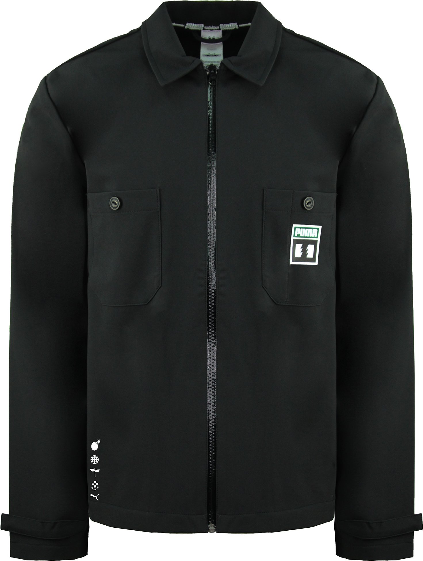 Puma x Die Hunderte Langarm Zip Up Herren Black Cowore Jacke 598310 01