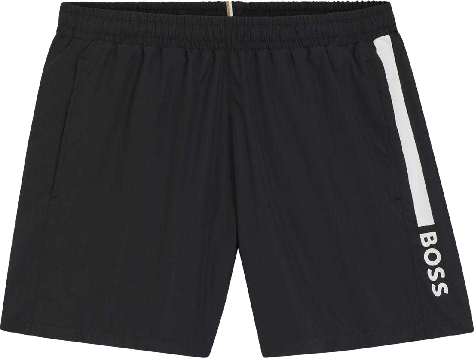 Boss - "Dolphin" Badeshorts für Herren, Logo (Schwarz)