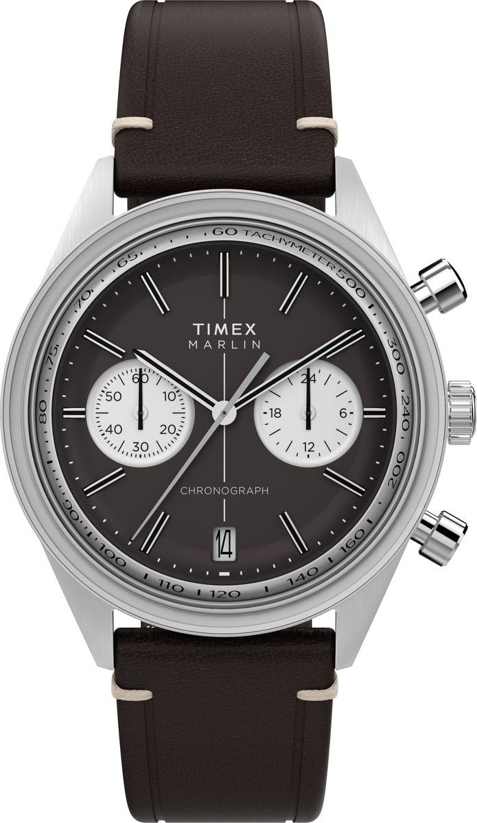 Timex Marlin Jet Braun Herren Armbanduhr TW2Y24700