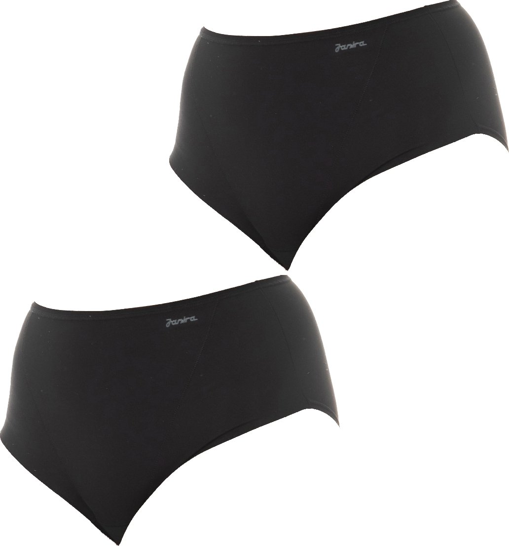 2er-Pack Höschen mit hoher Taille und elastischem, atmungsaktivem Stoff 1031893 für Damen