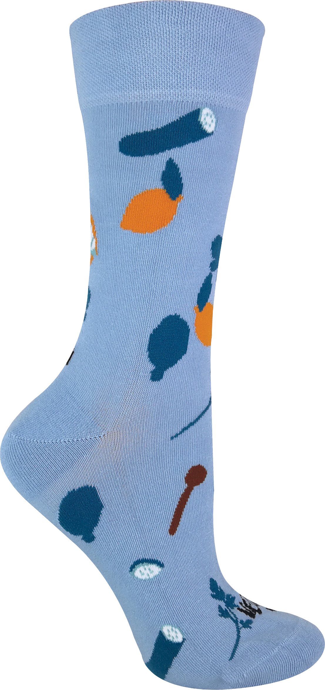TALKIE SOCKS - Herren & Damen Neuheit Baumwolle Blau Vegetable Vegan Socken