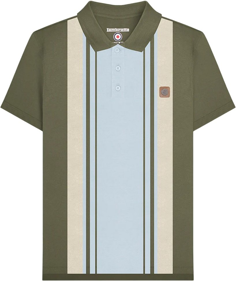 Lambretta - "SS25" Poloshirt für Herren (Khakigrün)