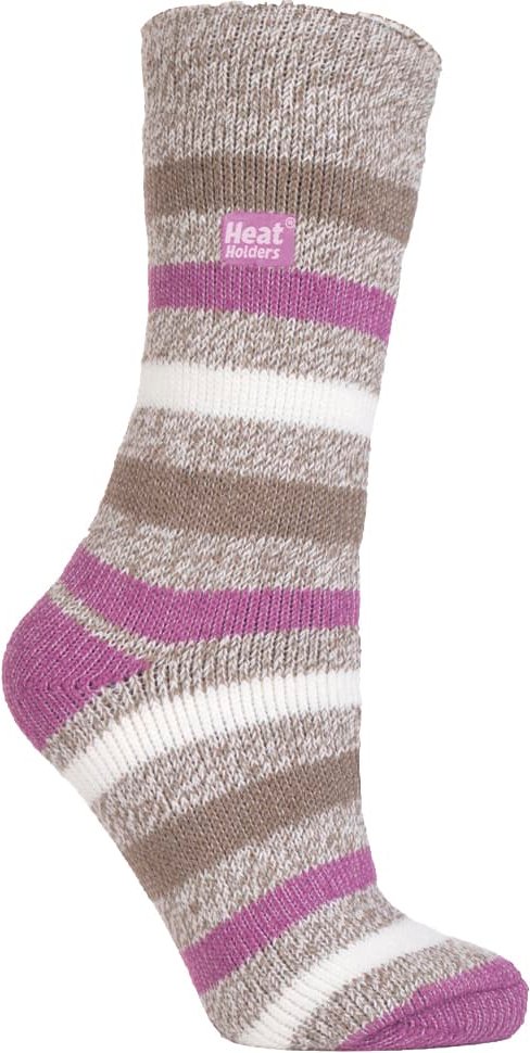 Heat Holders - Gemusterte warme Damen-Winter-Thermosocken 4-8 UK