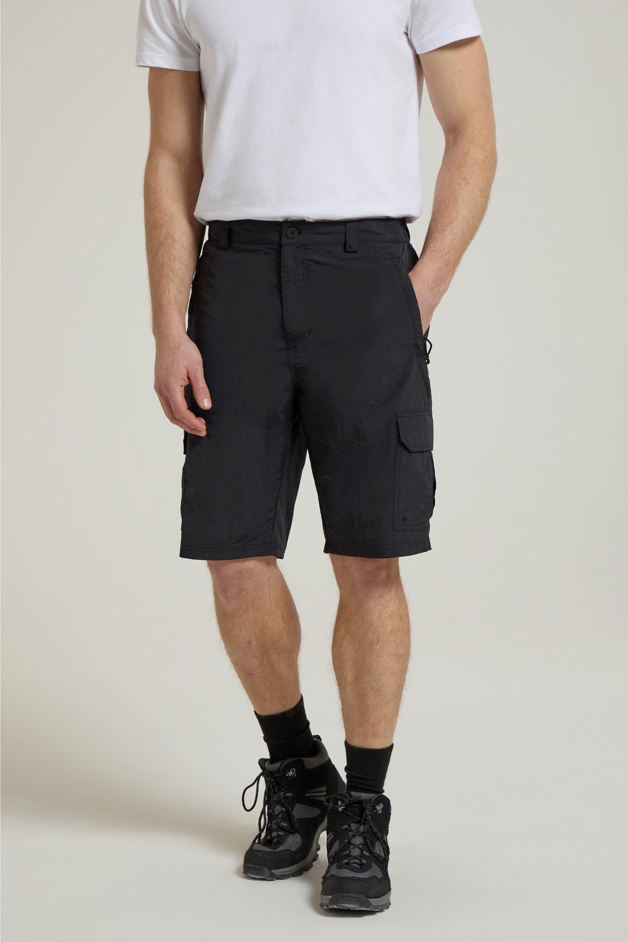 Mountain Warehouse - "Explore" Cargo-Shorts für Herren (Schwarz)