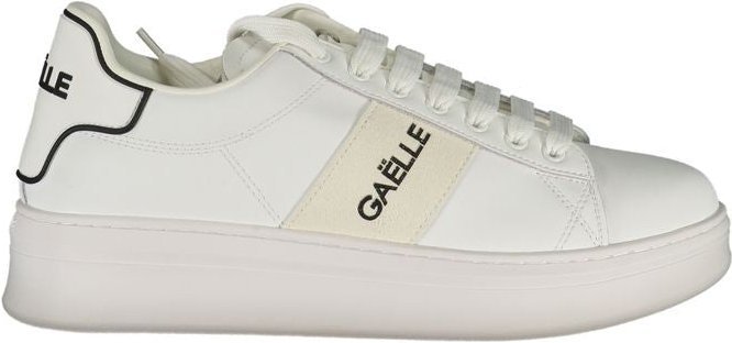 Gaelle Paris Weiße Polyurethan Herren Sneaker