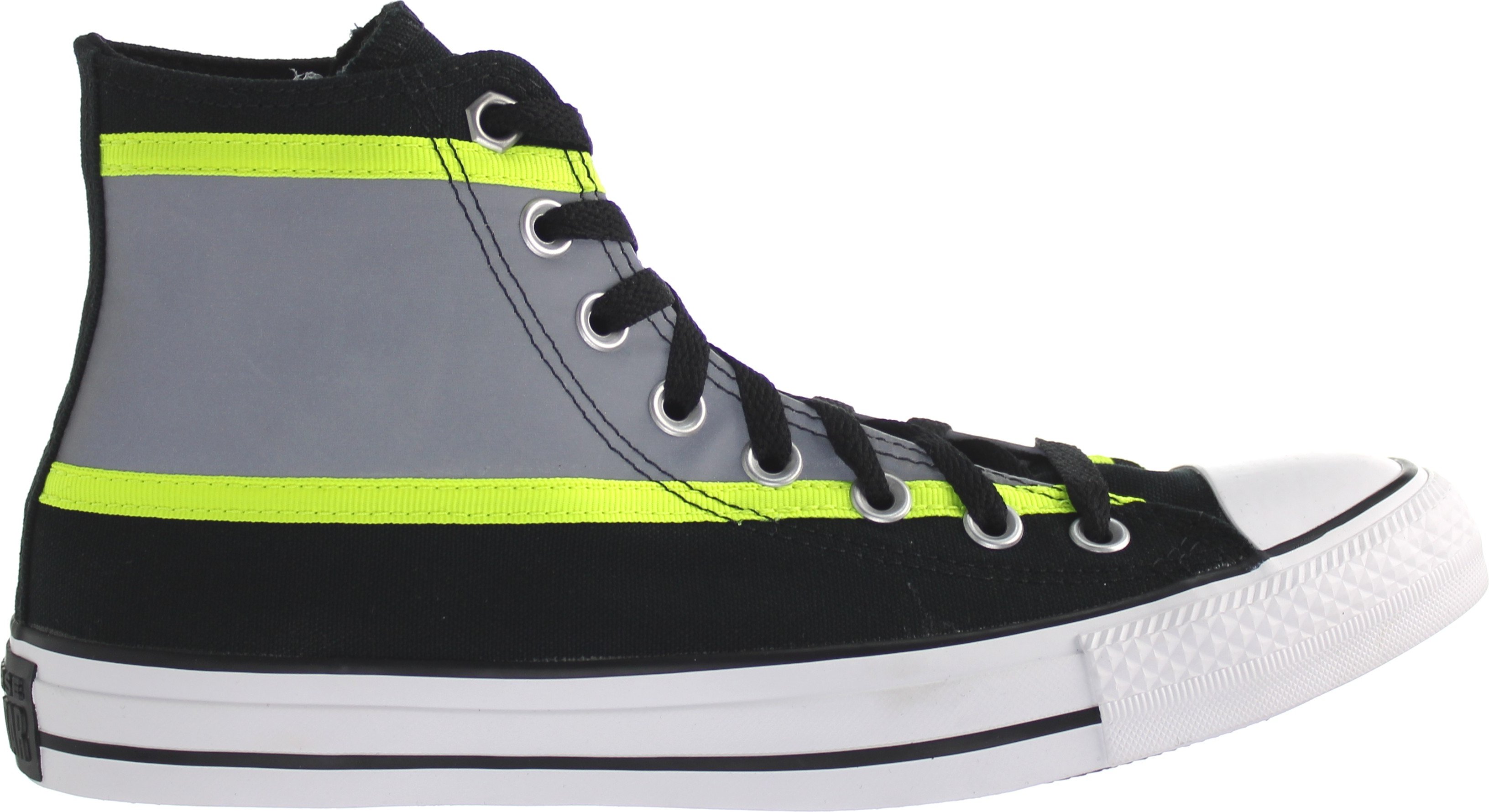 Converse Hi-Vis-Männer schwarze Plimsolls