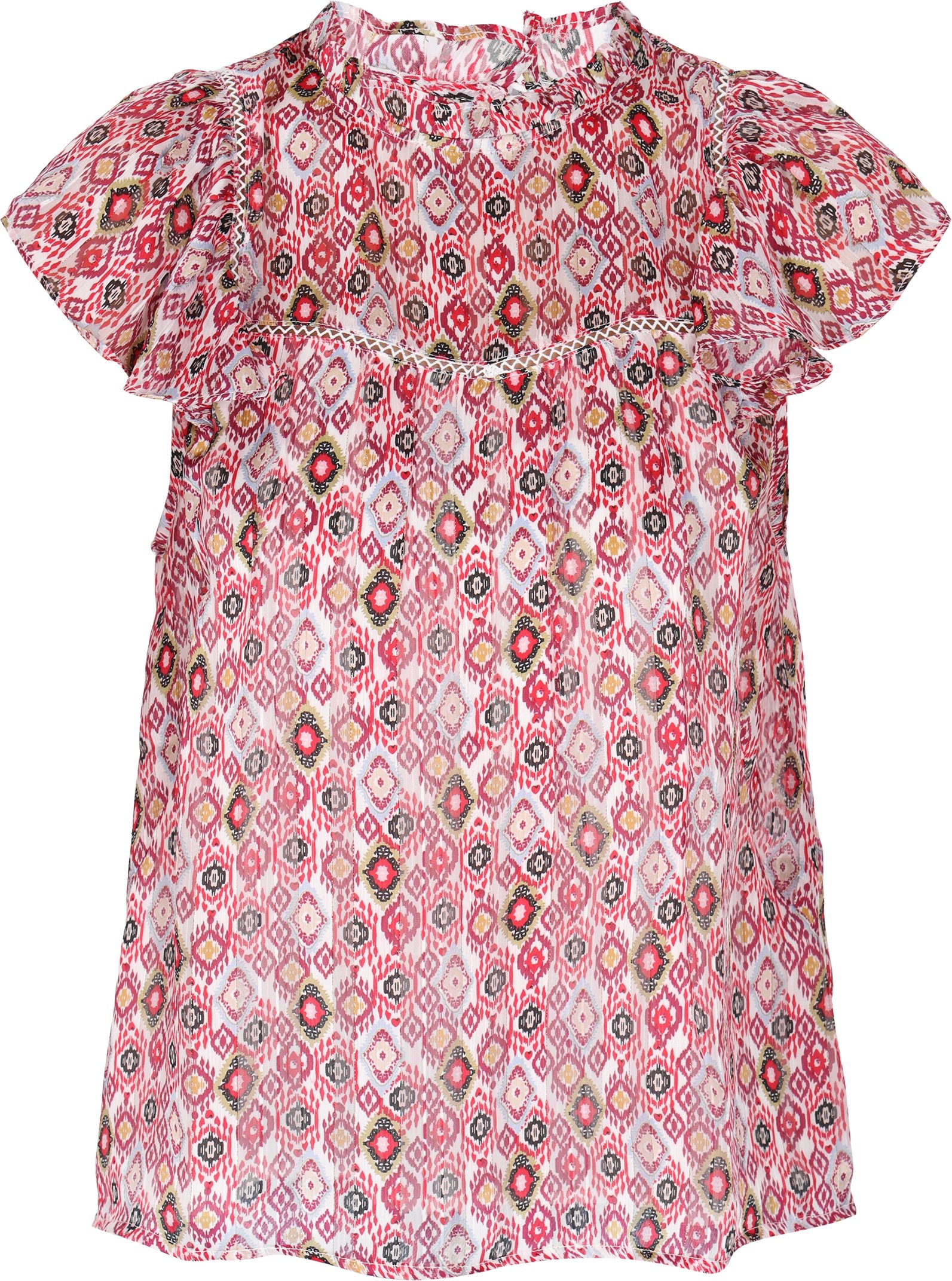 IZIA Bluse Frauen rosa mehrfarbig