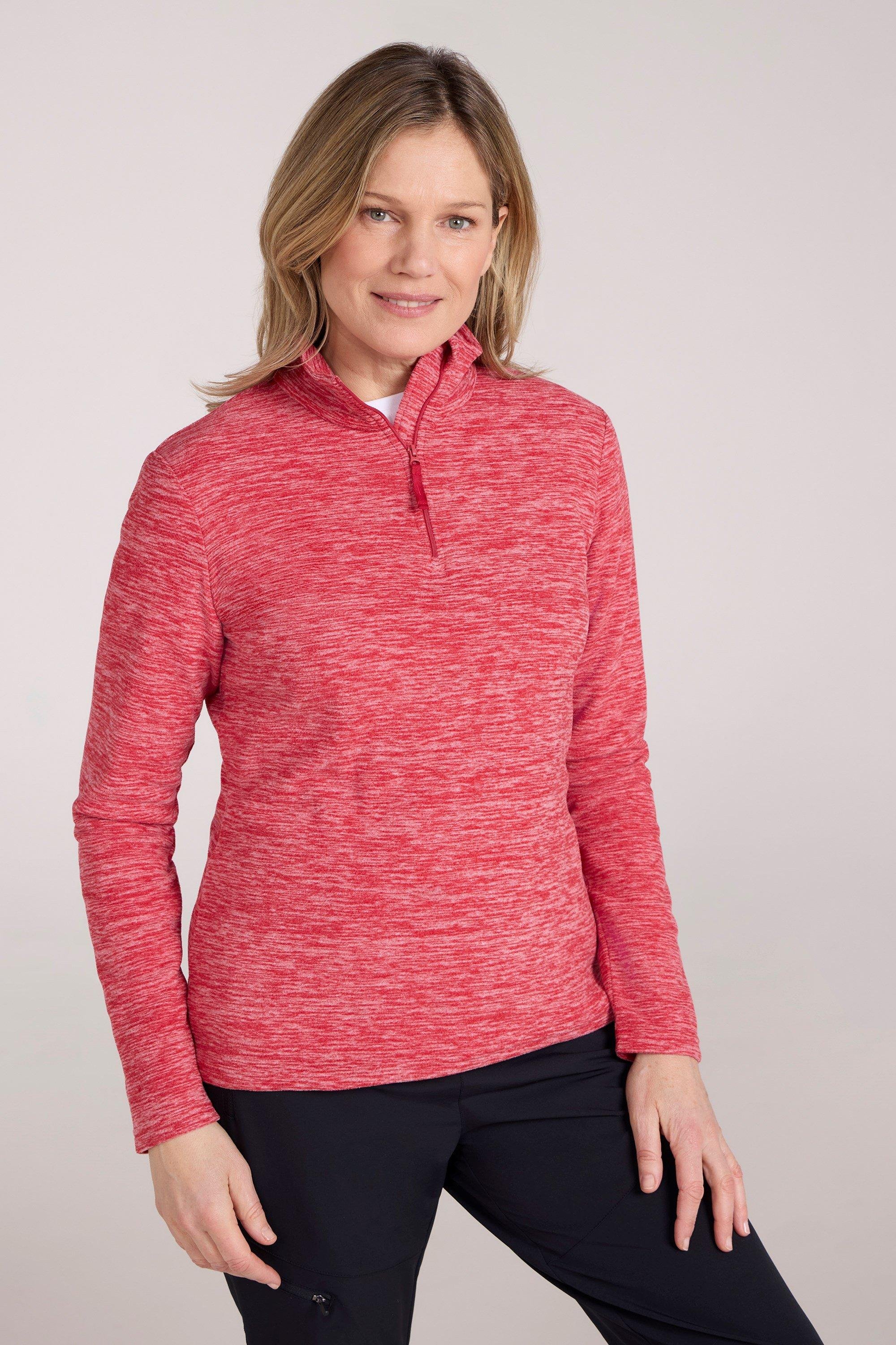 Mountain Warehouse - "Snowdon" Fleece-Oberteil für Damen (Rot)