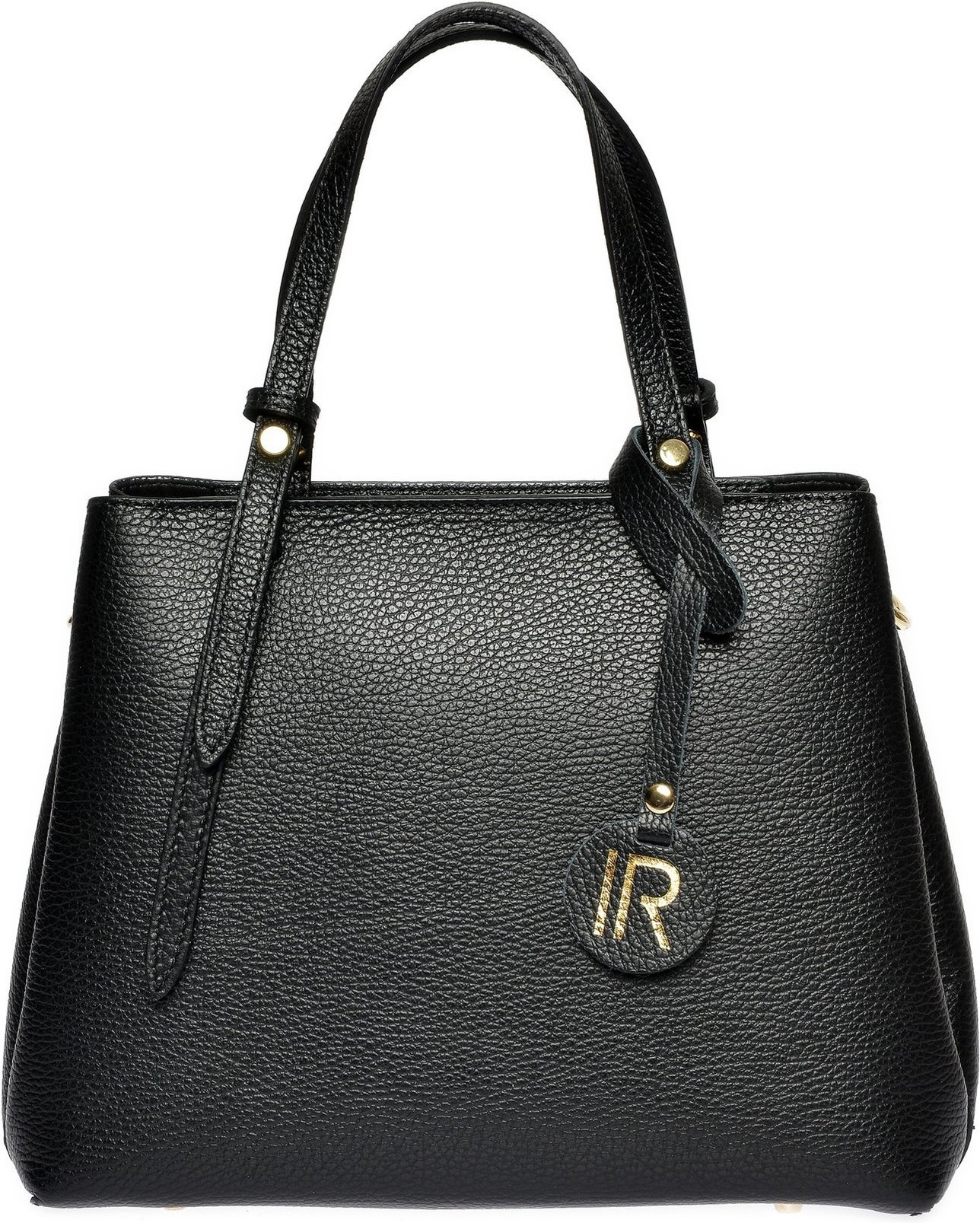 Isabella Rhea Schwarz Rindsledertasche