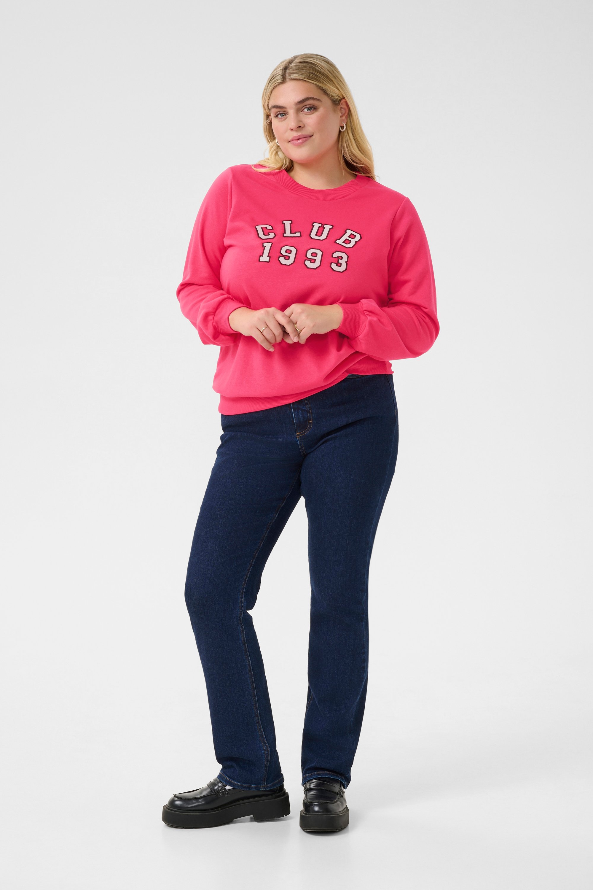Sweatshirt Loose fit Raspberry pink