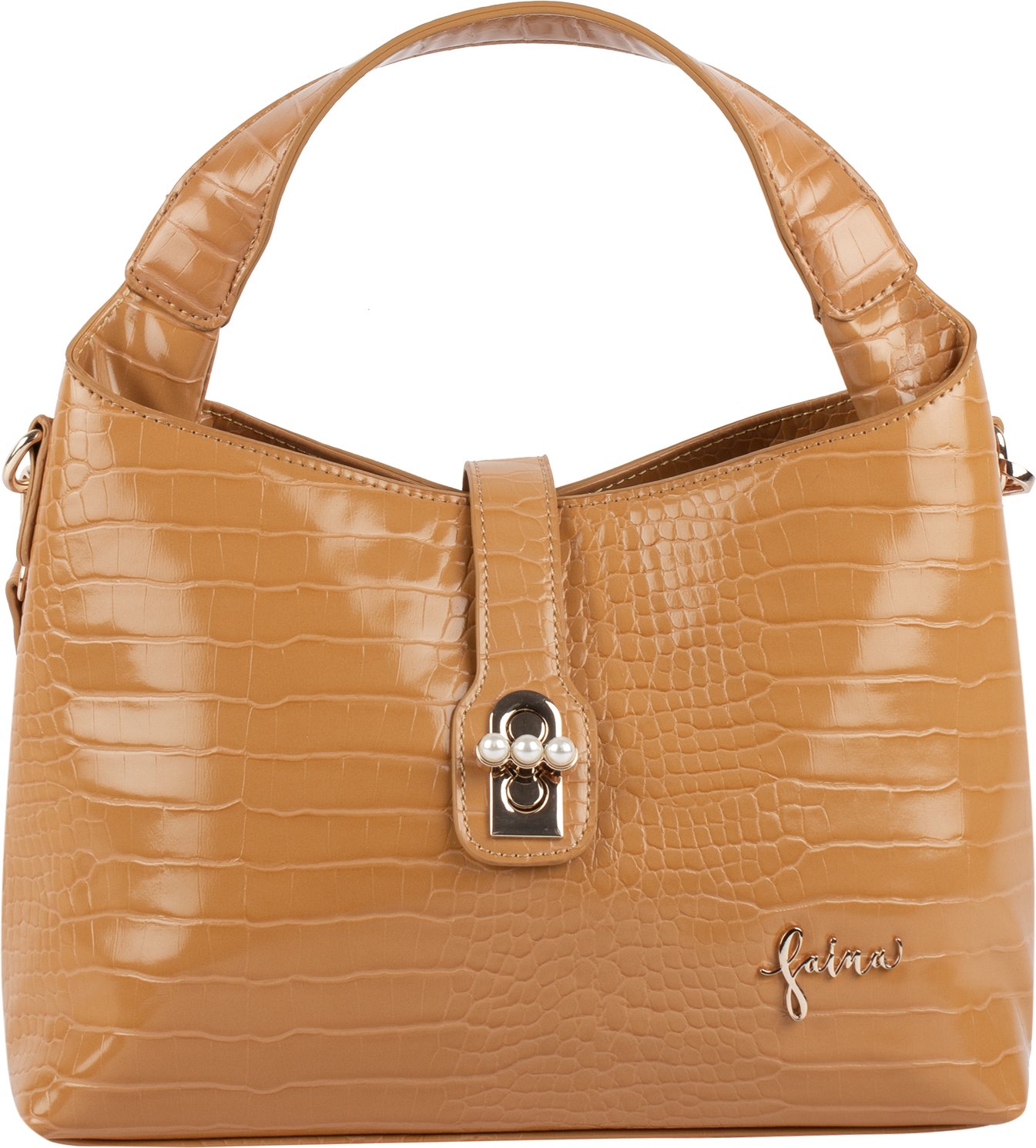 Faina Handtasche Damen Kamel