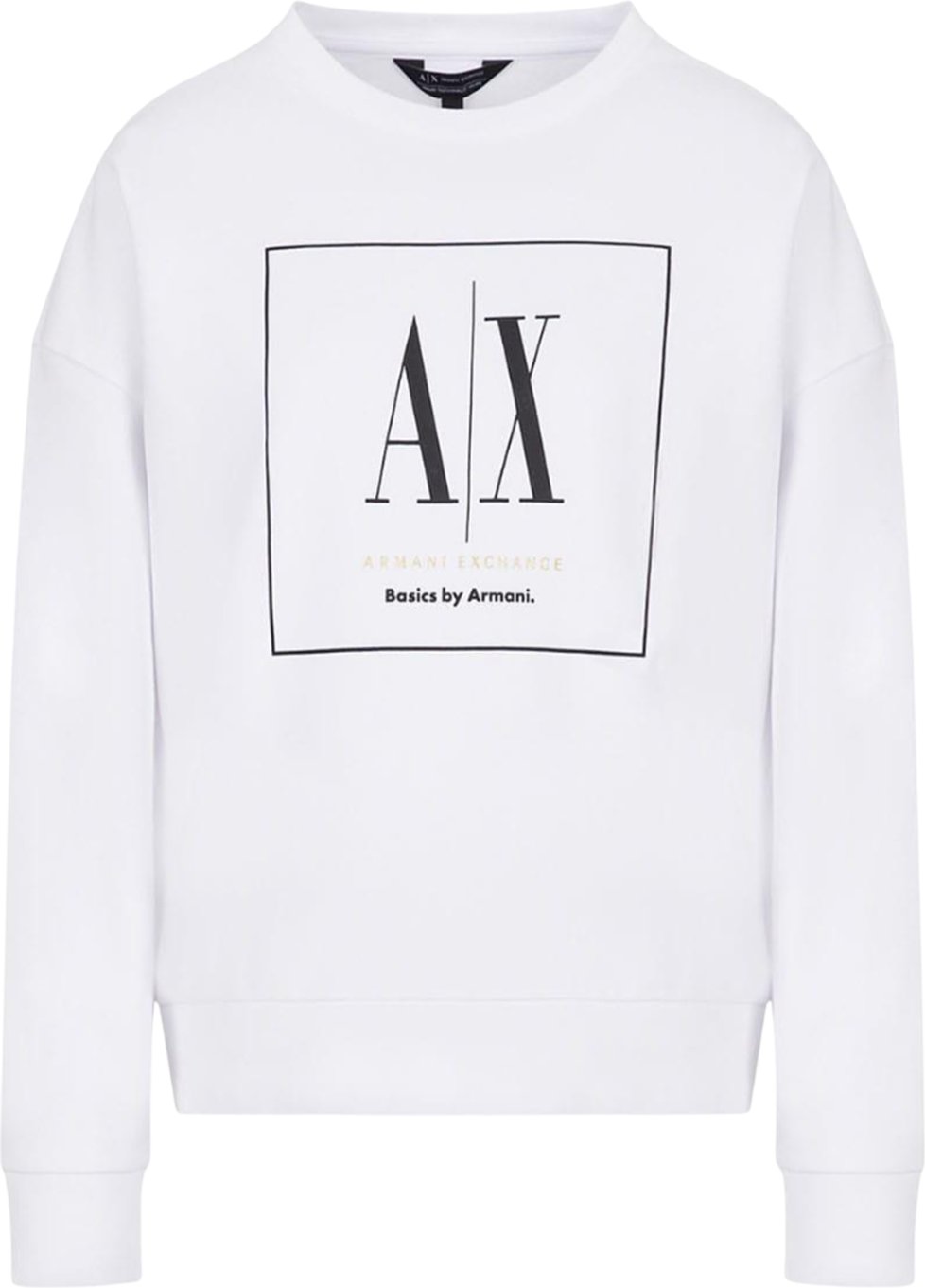 Armani Exchange - Sweatshirt für Herren, Rundhalsausschnitt (Weiß)