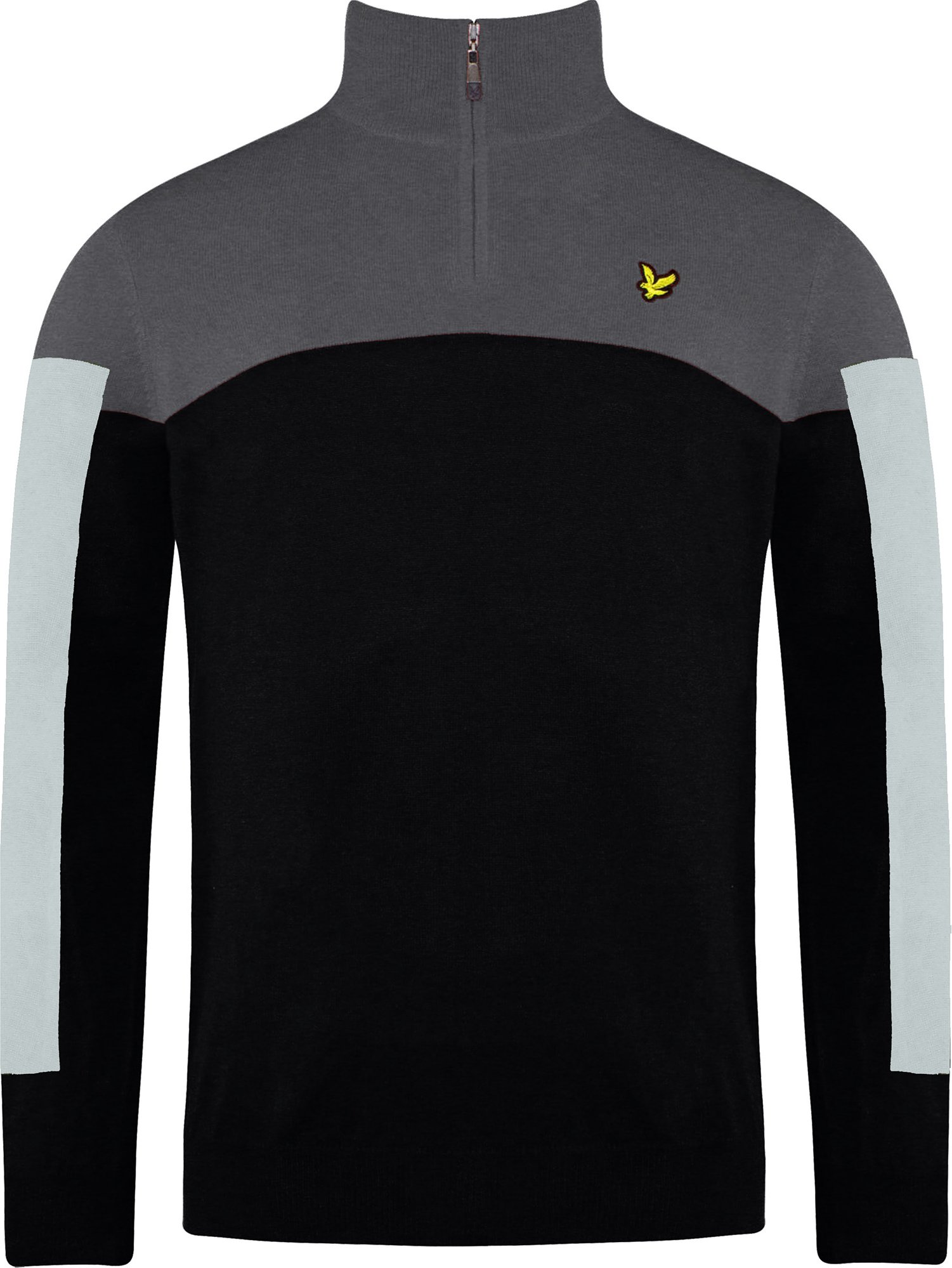 Lyle & Scott Moffat Golfmenschen wahrer schwarzer Pullover