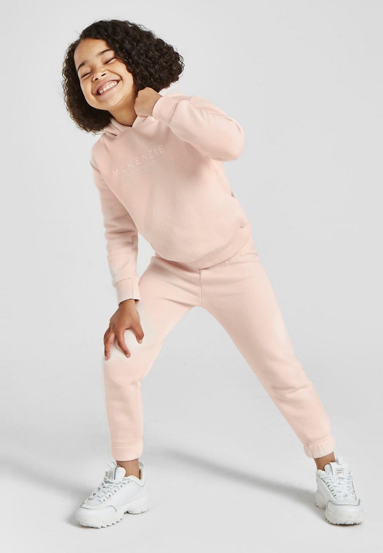 McKenzie Girls Mini Essential Overhead Trainingsanzug in Rosa