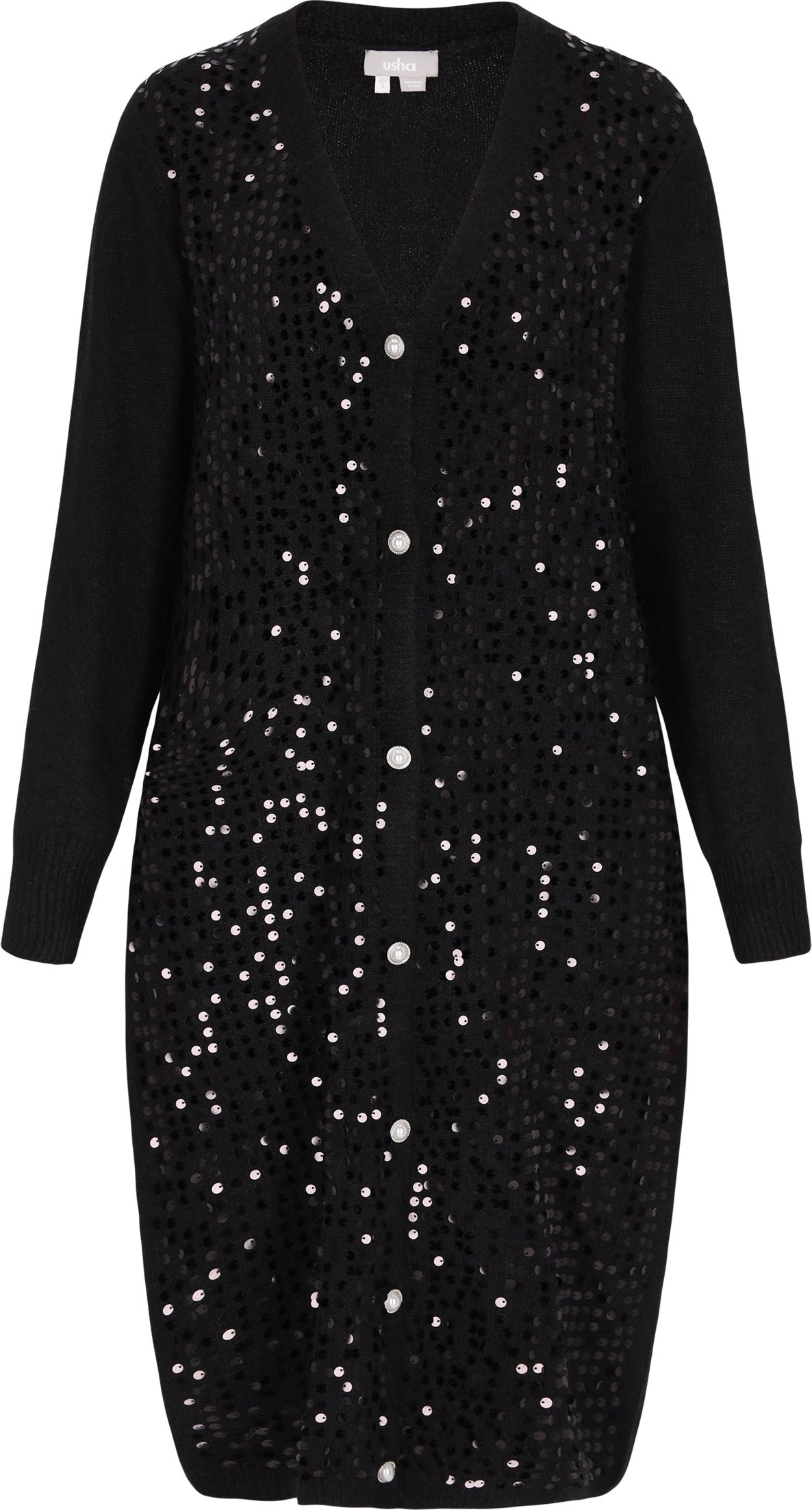 usha Strickjacke Frauen Schwarz