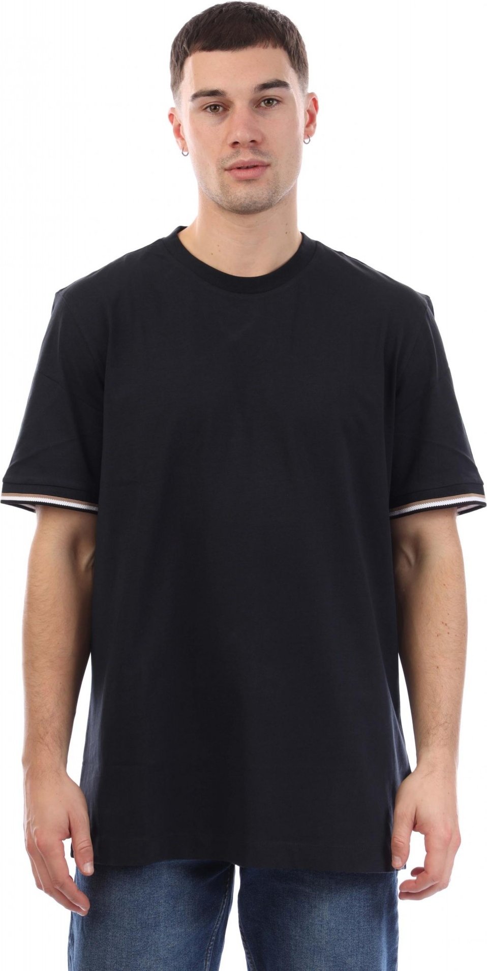 Boss - "Thompson Signature" T-Shirt für Herren (Dunkelblau)