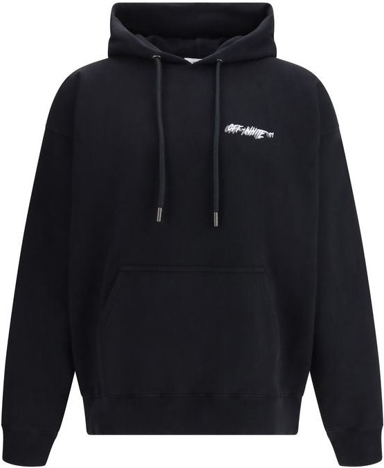 Off-White Schwarzes Baumwoll-Sweatshirt