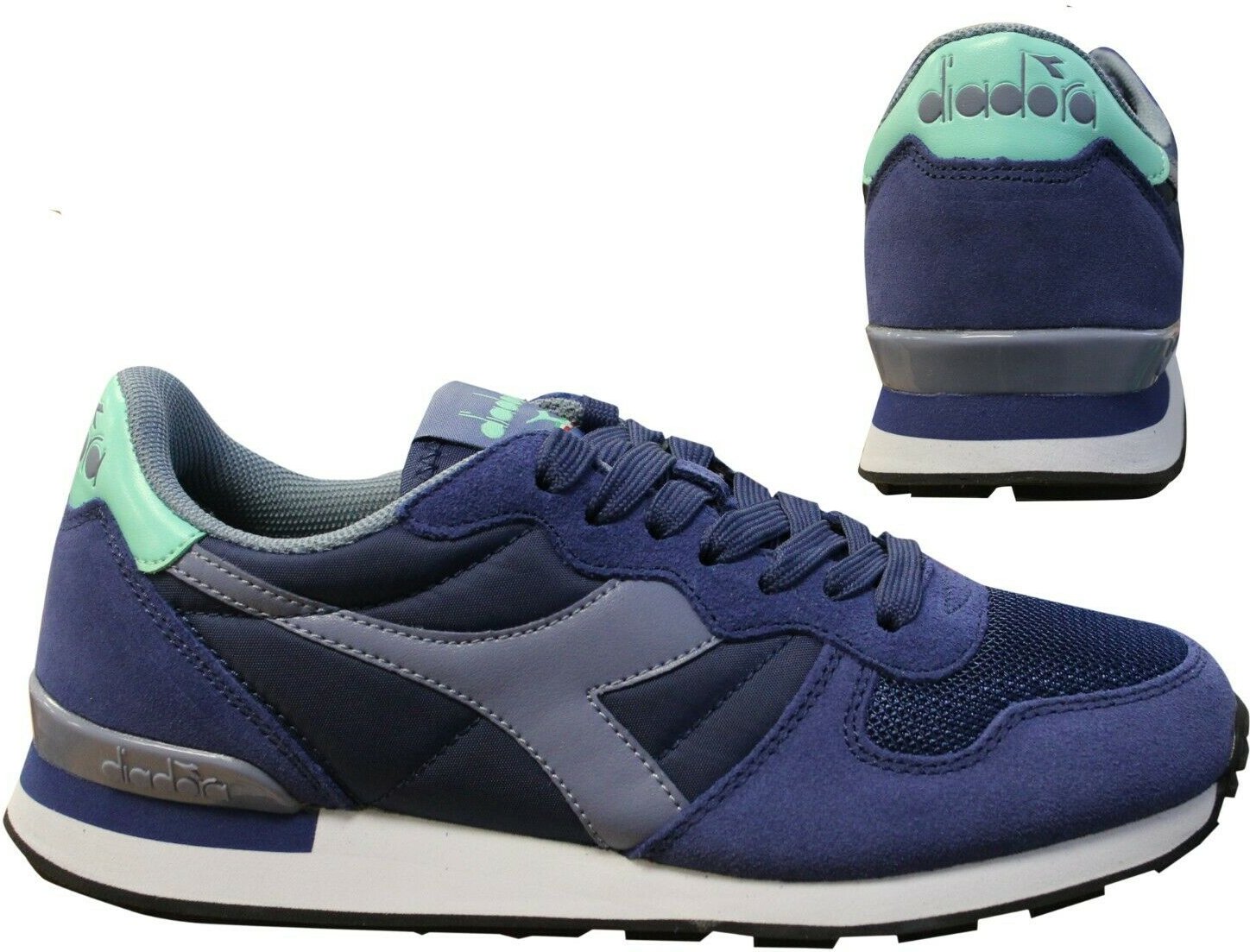 Diadora Camaro Mens Blue Trainer