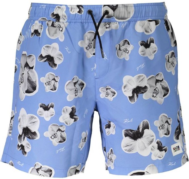 Karl Lagerfeld Azzurro Polyester Herren Badeboxer