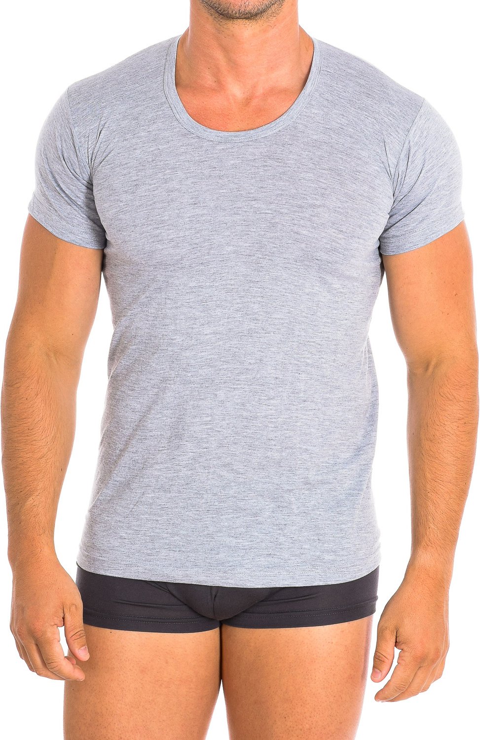 Herren Kurzarm Baumwollunterhemd Q1002