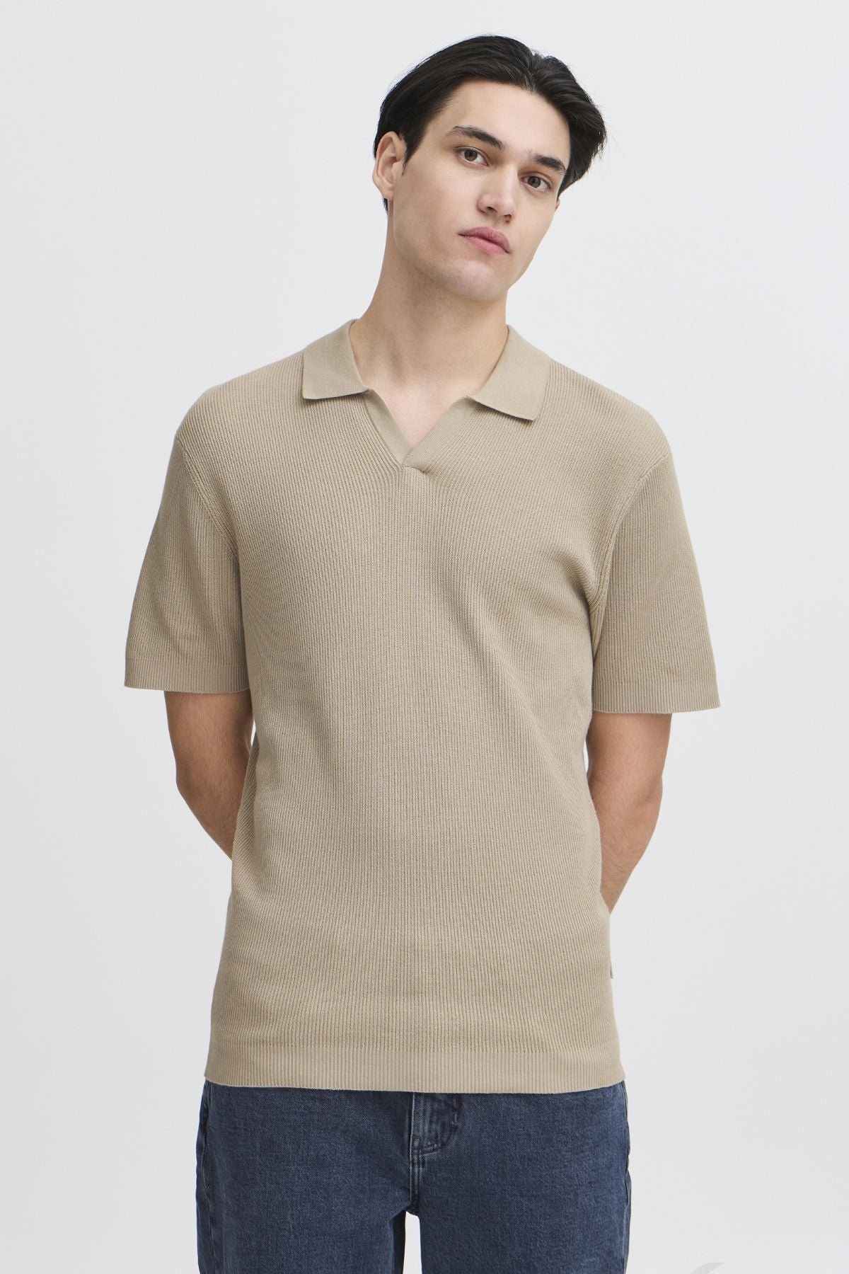 George Strickpolo – Beige