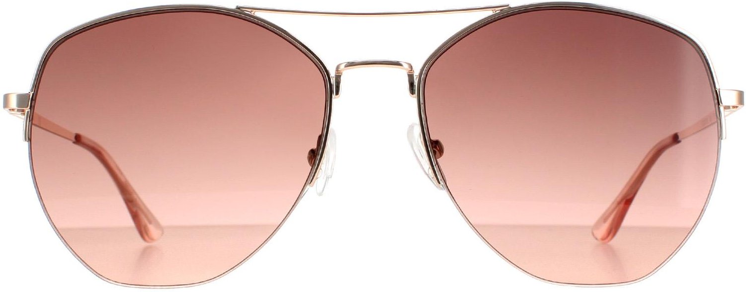 Calvin Klein Aviator Herren Rose Gold Braun CK20121S