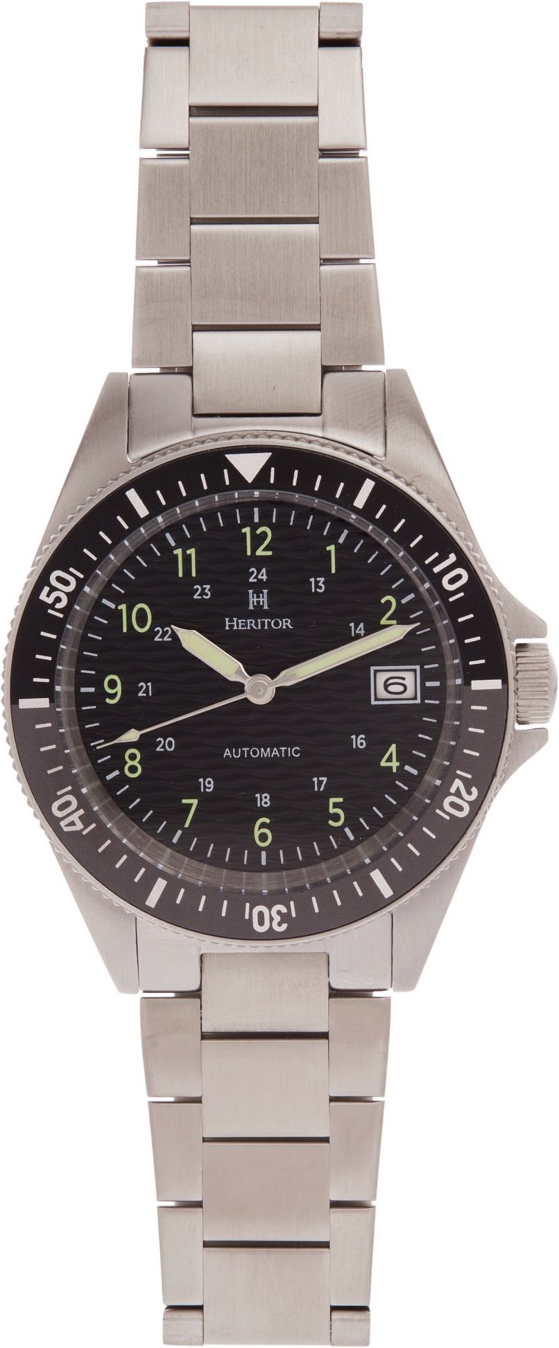 Heritor Automatik Calder Edelstahl Uhr
