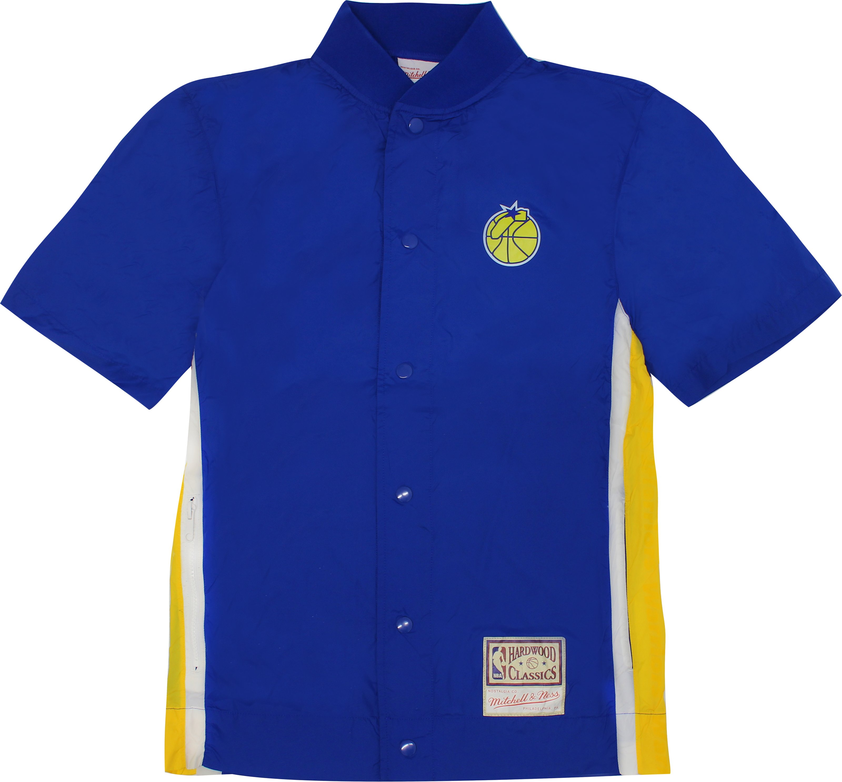 Mitchell & Ness Golden State Warriors NBA Packbare Nylon -Schießmenschen Shirt