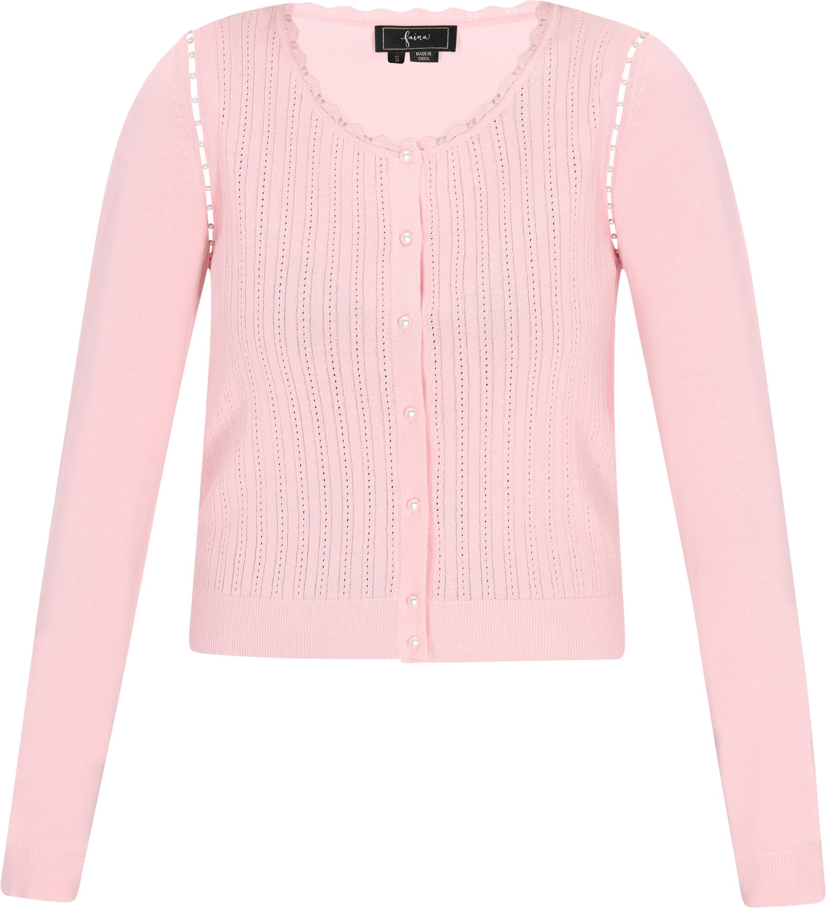 Faina Strickjacke Frauen Rosa