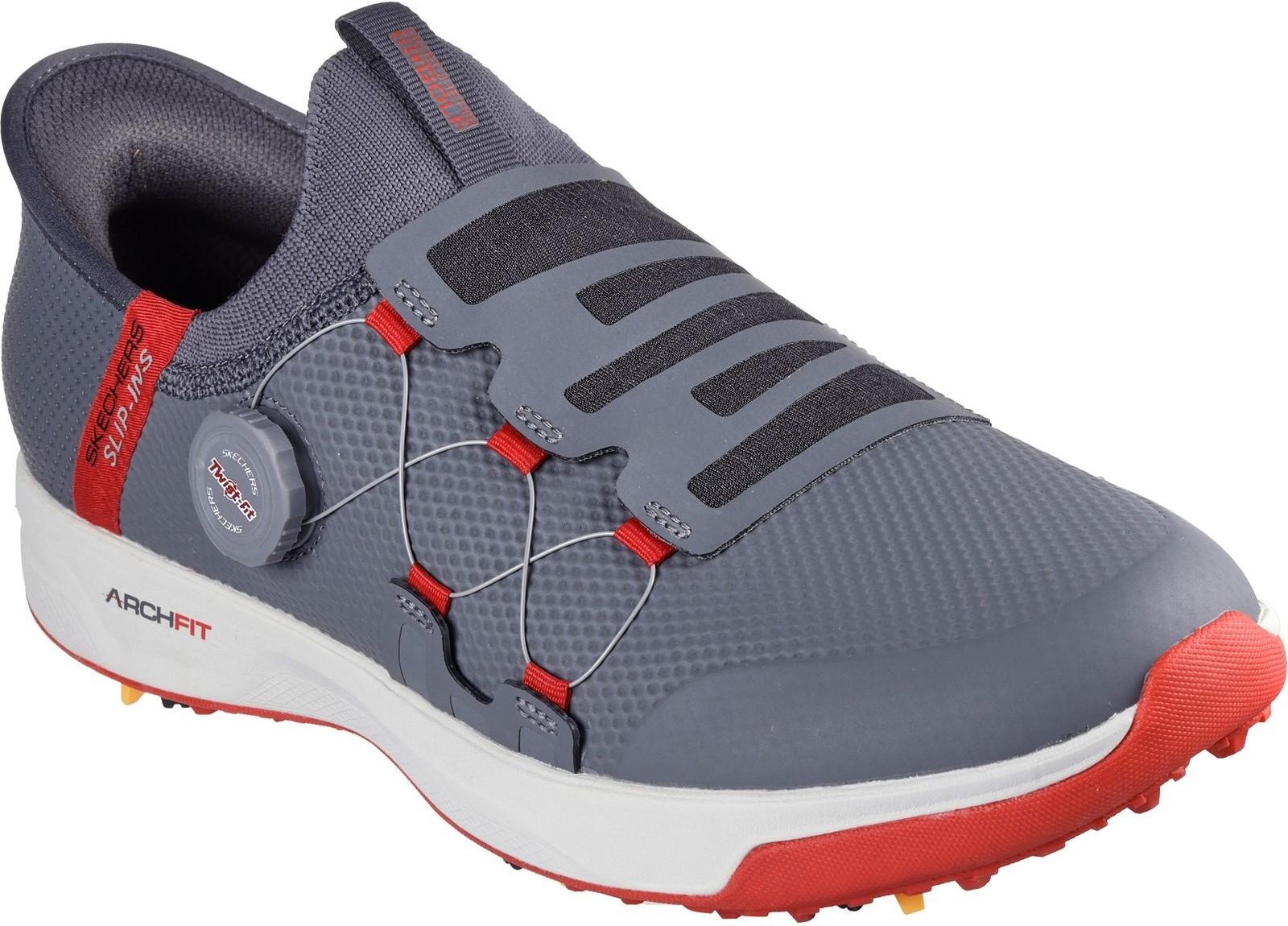 Skechers - Herren Golfschuhe "Go Golf Elite Vortex" (Holzkohle/Rot)