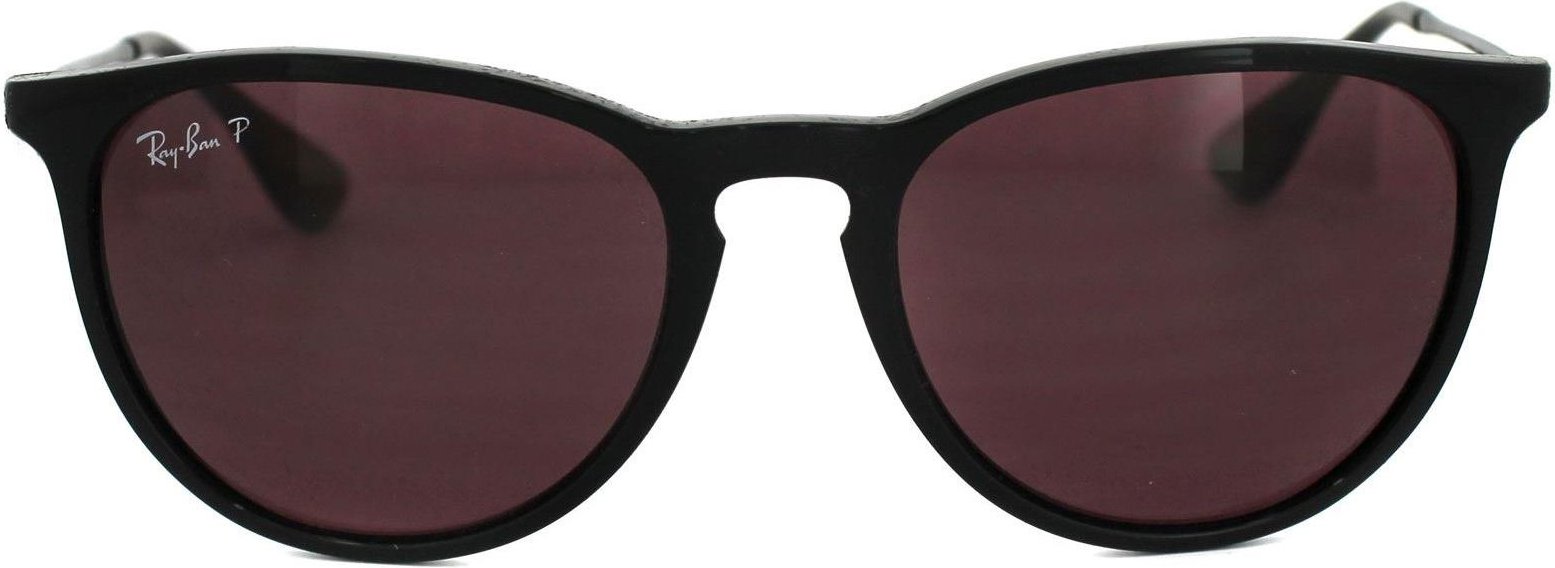 Lunettes De Soleil Ray-Ban Erika 4171 601/5Q Miroir Violet Noir Polarisé