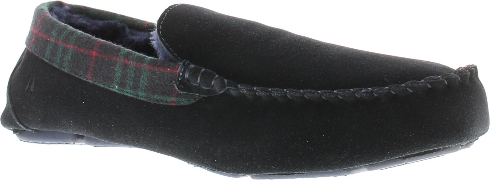 Thumbnail - Hush Puppies Andreas Wildleder-Herren-Hausschuhe In Marineblau