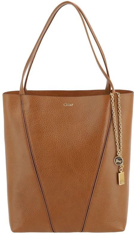 Chloé Braune Kalbsleder Bos Taurus Schultertasche