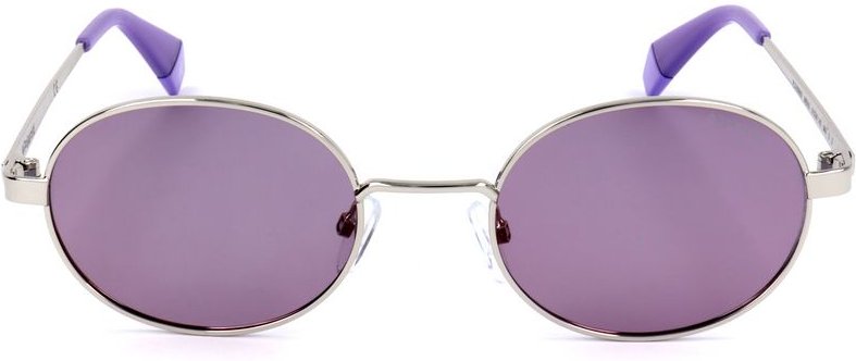 Silberne Metallsonnenbrille